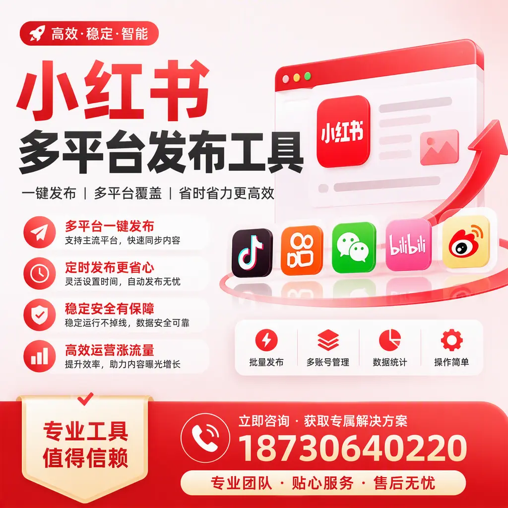 在 十堰 小红书多平台发布工具的市场前景分析